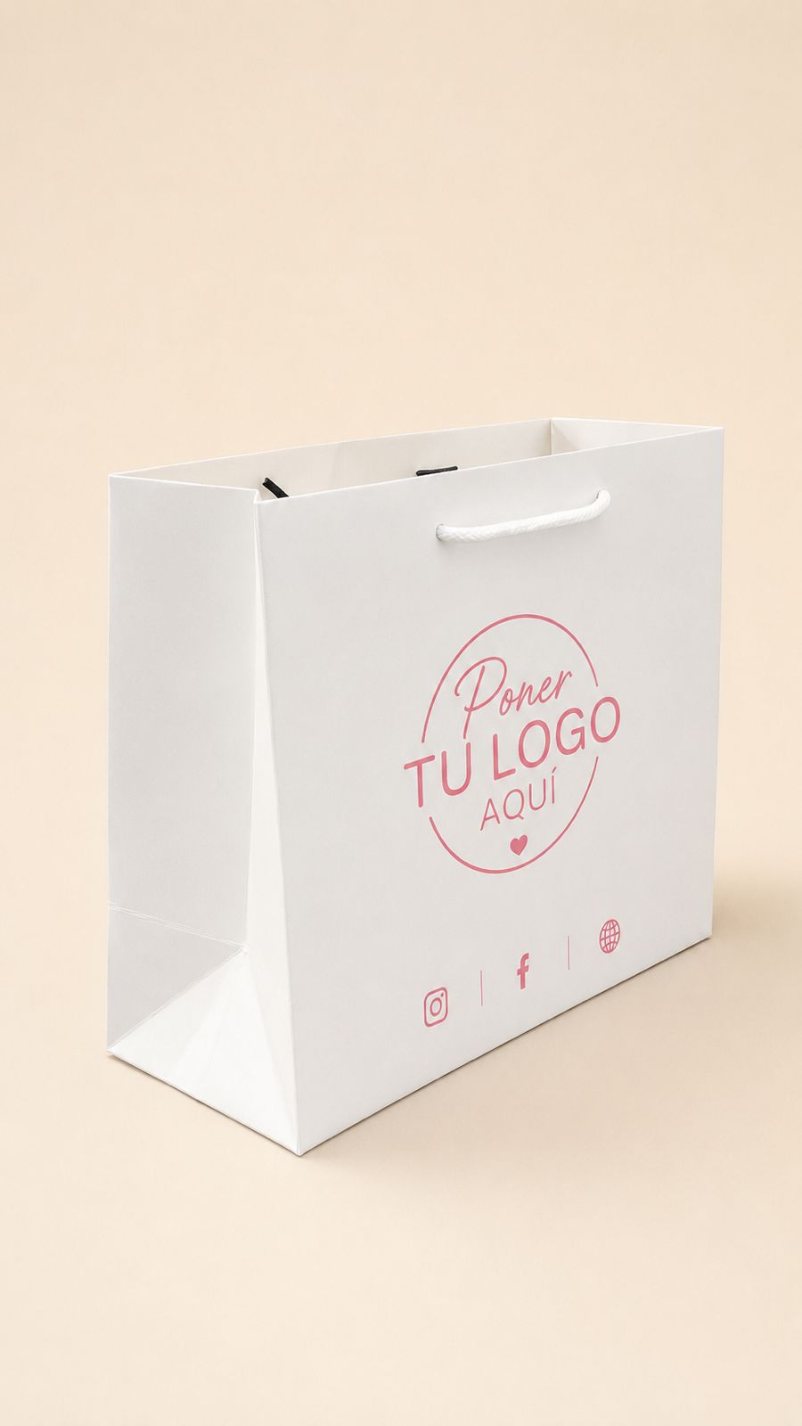 SB213 - Shopping bag Mediana 11.5 ″x 8.5 ″x 4.75″ - Imagen 2