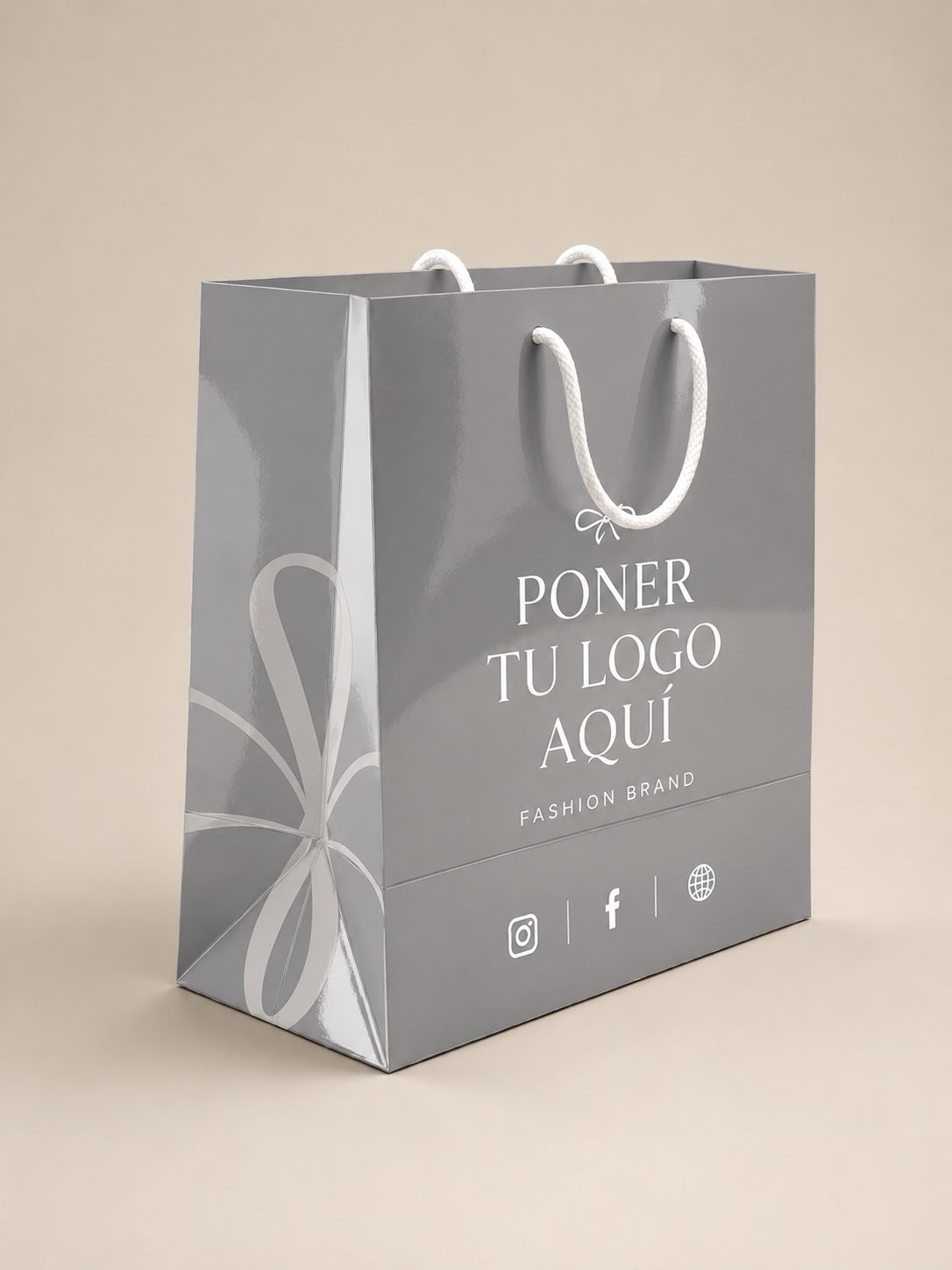 SB226 - Shopping bag Grande 14 ″x 12 ″x 6″ - Imagen 2